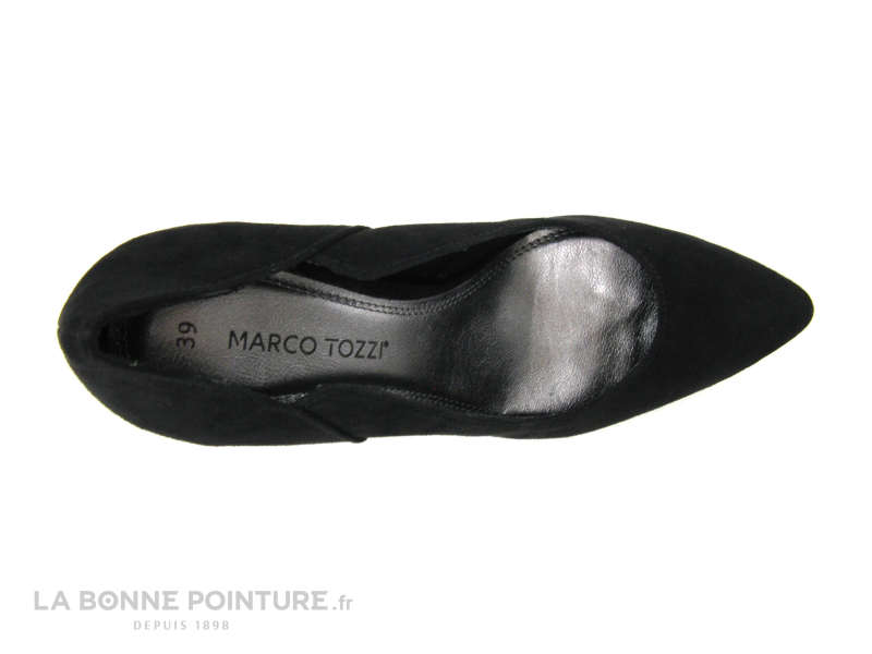 Marco Tozzi 2-22437-25 black - Escarpin pointu noir - Talon aiguille 6