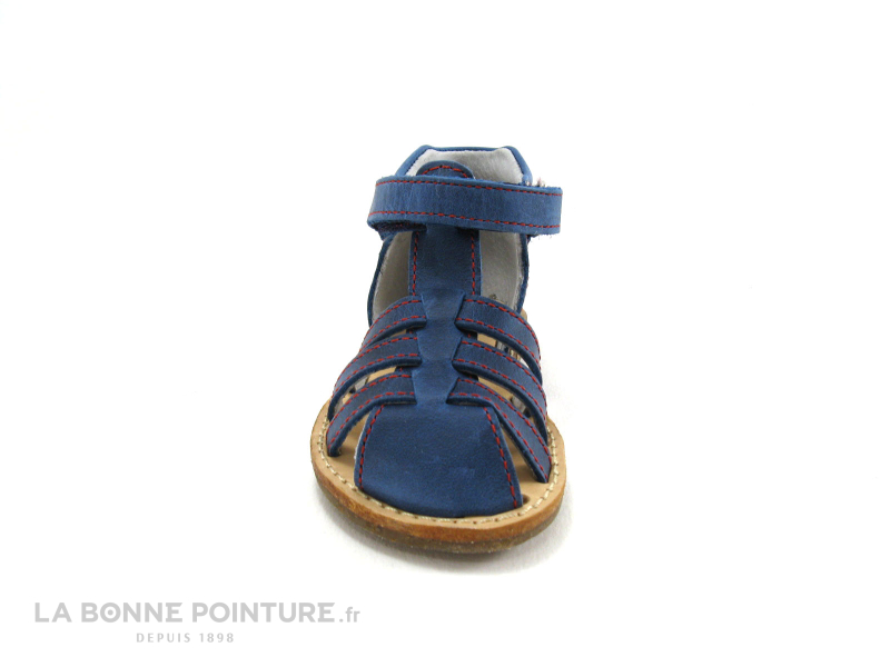Minibel Keou Jean 1M029352 Sandale cuir bleu marine 2