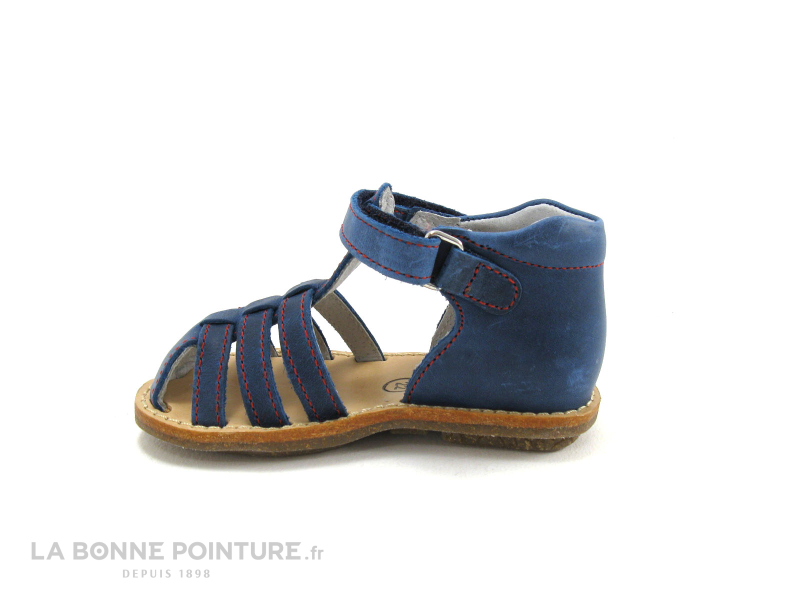 Minibel Keou Jean 1M029352 Sandale cuir bleu marine 3