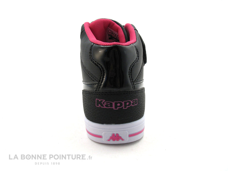 Kappa Alphor Basket montante noir rose 3027R00 4