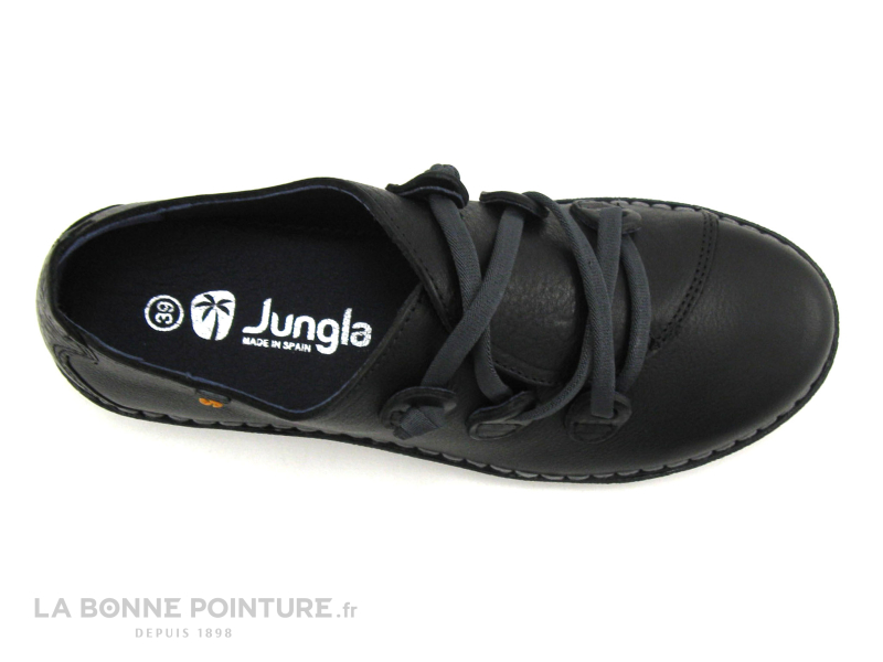 Jungla 5818 Noir - Lacet elastique - Chaussure basse Femme 6