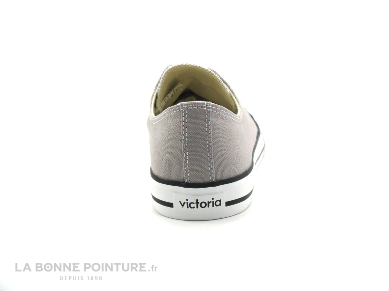 Victoria 06550 Gris - Tennis toile gris - beige 4