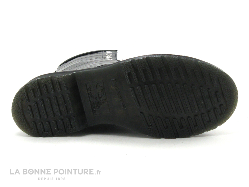 Dr Martens 1460 Black patent croco - 26262001 - Boots noir verni 7