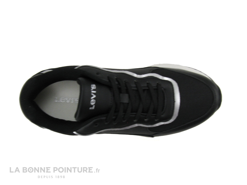 Levis WING 235430-EU-605 Black - Sneaker plateforme noire 6