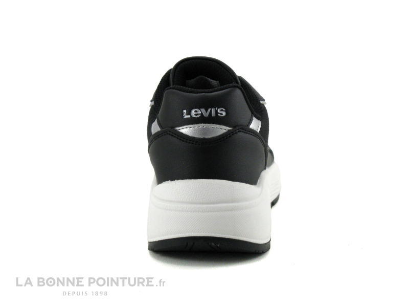 Levis WING 235430-EU-605 Black - Sneaker plateforme noire 4