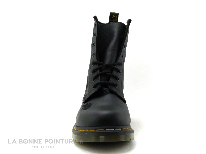 Dr Martens 1460 VONDA Mono black 24985001 Softy - Roses noires - Boots 2