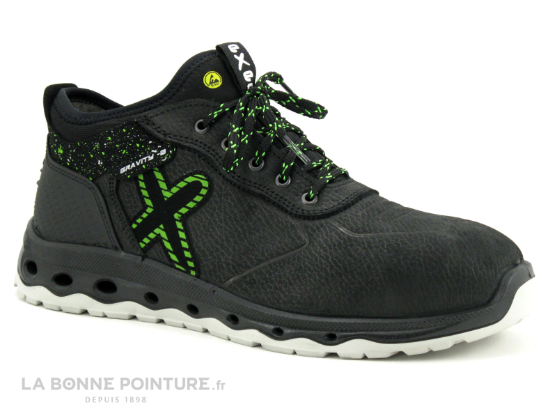 Achat chaussures Exena Homme Ville / Travail, vente Exena Mercury S3 ESD  SRC Black - Basket securite coquee Homme