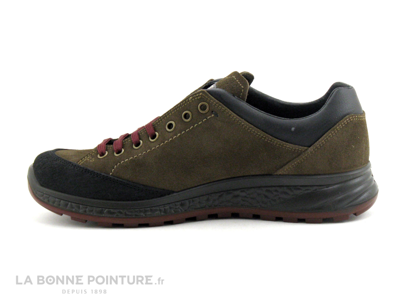 Grisport 14003 Marron Noir - Lacet bordeaux - Chaussure Homme 3