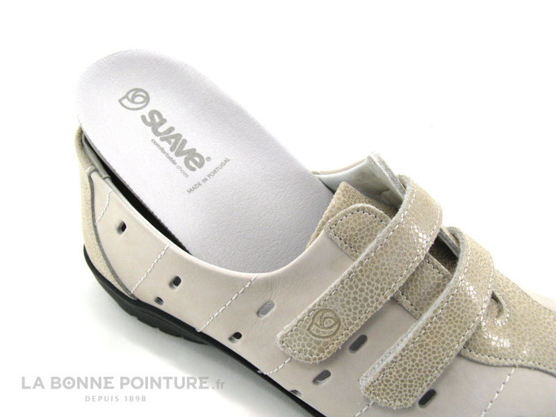 Suave 8017 PT Almond Natural - Chaussure confort velcro 5
