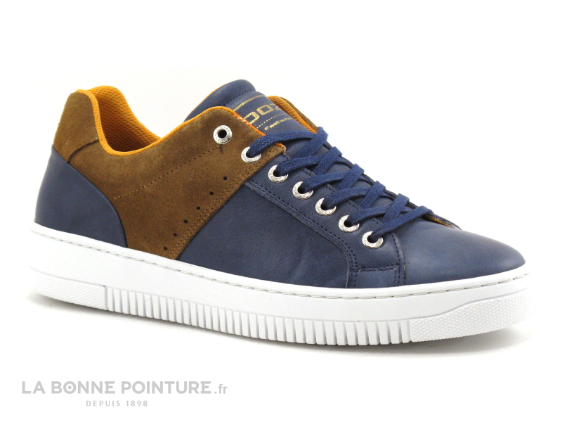 Jooze J4568 - Bleu marine - Marron - Sneakers Homme 1