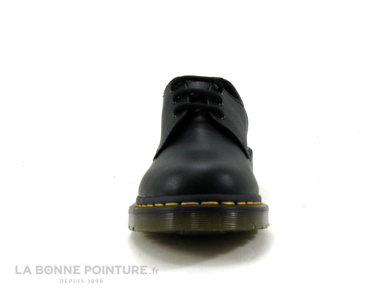 Dr Martens 1461 Black Virginia 25256001 - Chaussure basse noire 2