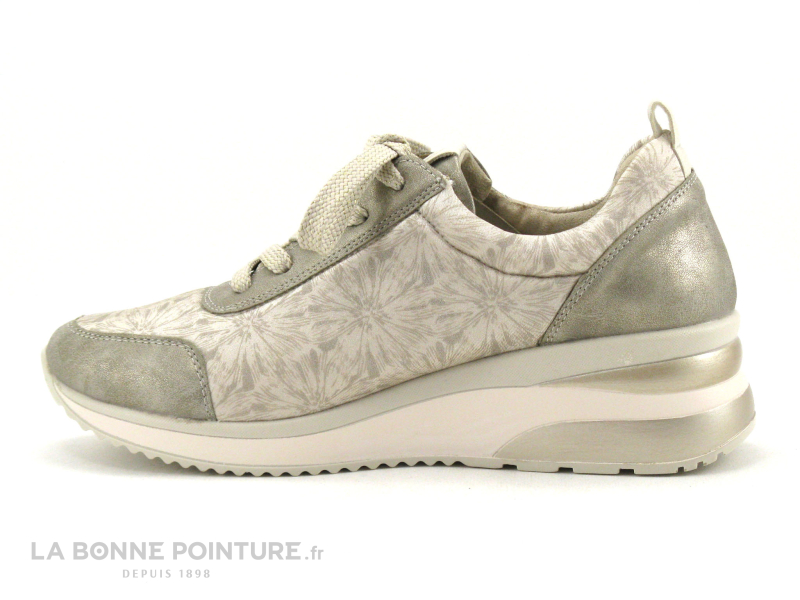Achat chaussures Remonte Femme Basket, vente Remonte D2401-90 Perle Creme - Basket  Femme talon compense