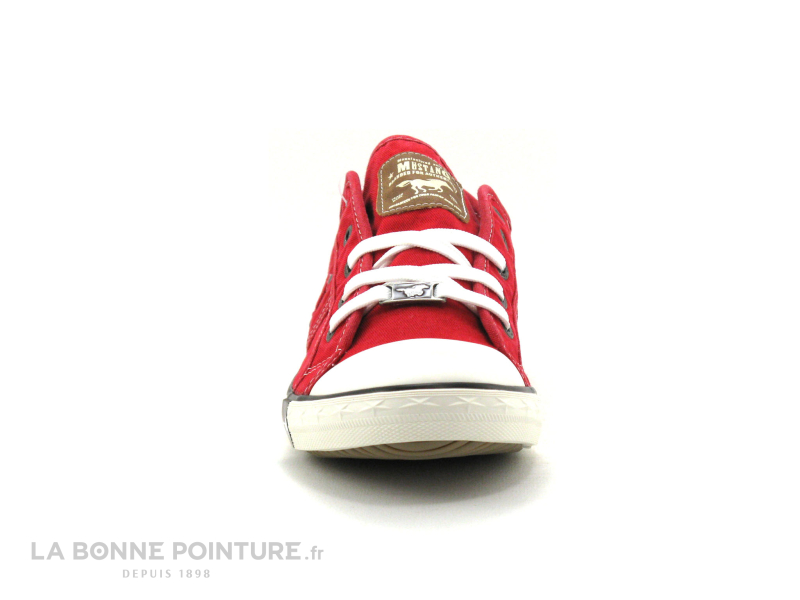Mustang Shoes 1099-302-5 Rouge  - Basket toile 2