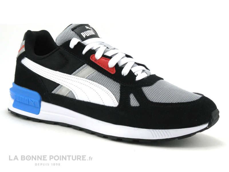Achat chaussures Puma Homme Basket, vente Puma GRAVITON Pro Noir Blanc  Rouge - 380736 - Basket Homme
