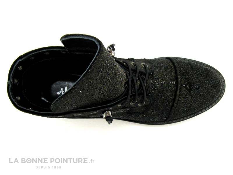 Alma en Pena I18396 - Noir Bronze - Perles - Chaussure montante 6