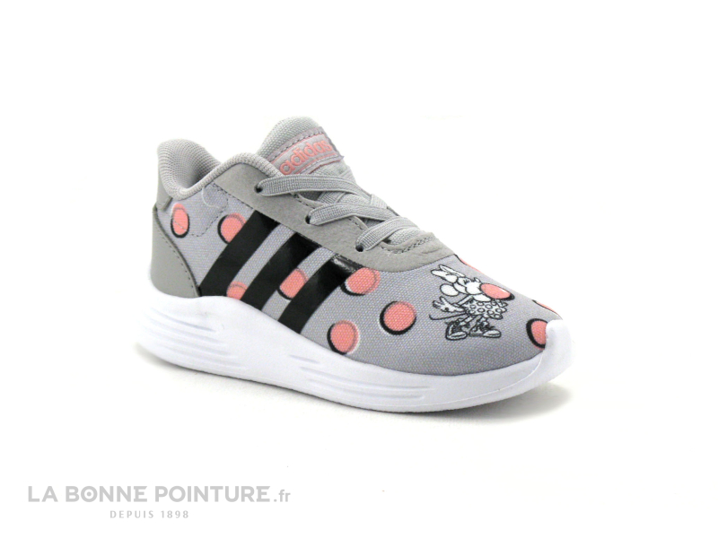 Adidas Disney LITE RACER 2-0 - FZ3218 - Gris Noir - Basket Minnie 1