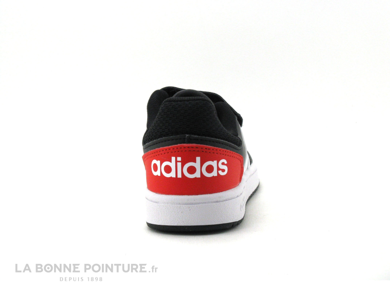 Adidas HOOPS 2-0 - FY9442 - Noir Blanc Rouge - Basket enfant 4