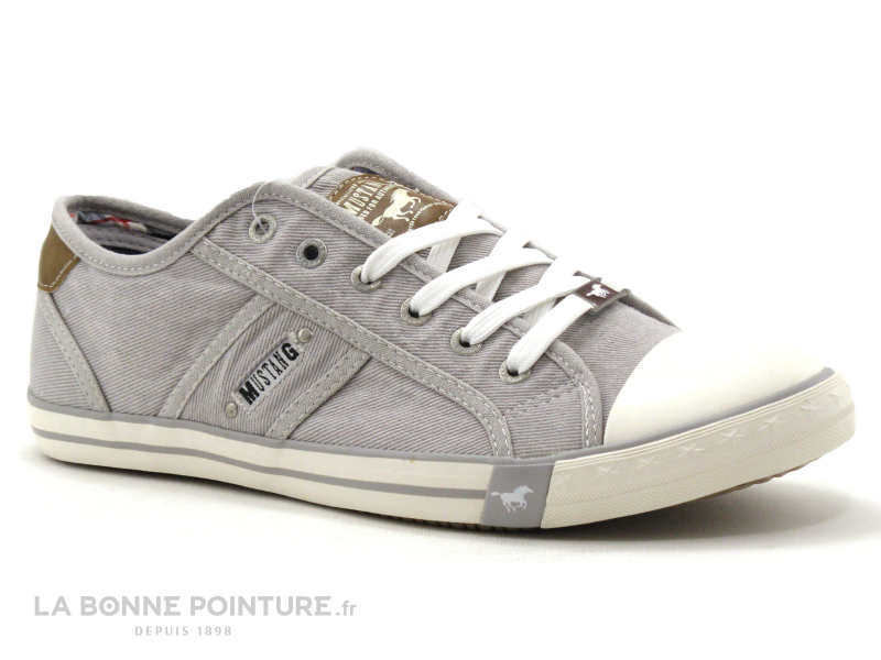 Mustang Shoes 4058-305-933 Gris - Basket toile Homme 1