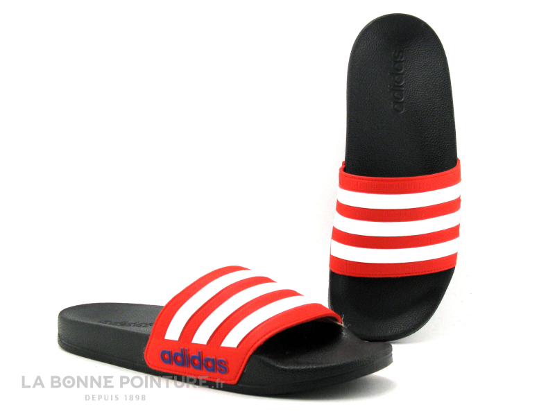 Adidas ADILETTE SHOWER FY8844 - Noir Rouge - Mule piscine enfant 1