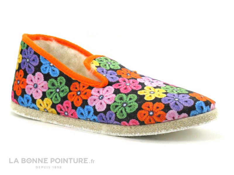 L Atelier Charentaises - LYDIE - Multicolore Fleurs - Charentaise 1