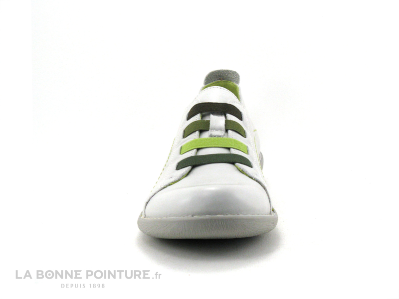 Jungla 6020 Off white - Gris - Vert - Chaussure basse Femme 2