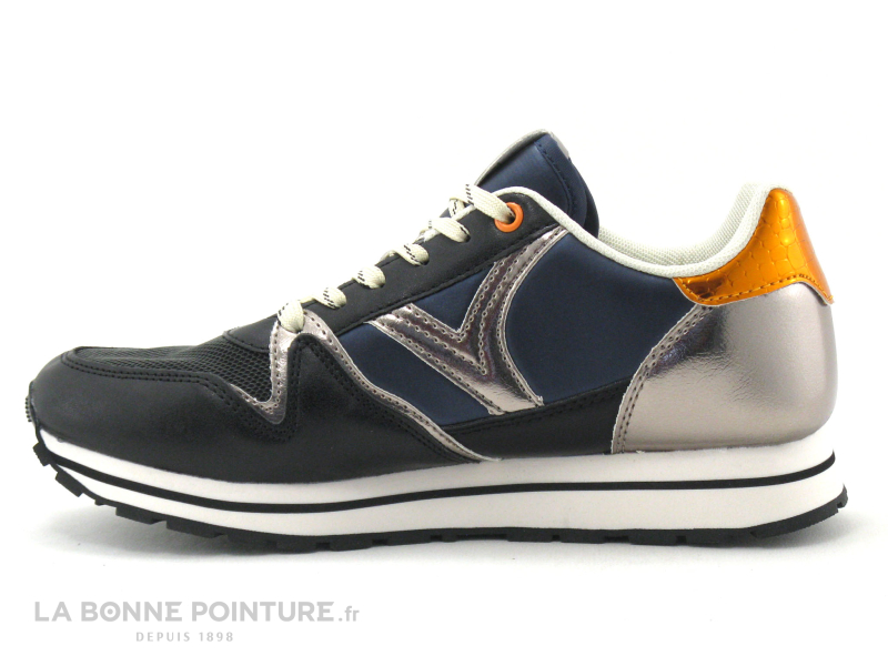 Victoria 1141134 Noir Argent Orange - Sneakers mode Femme 3