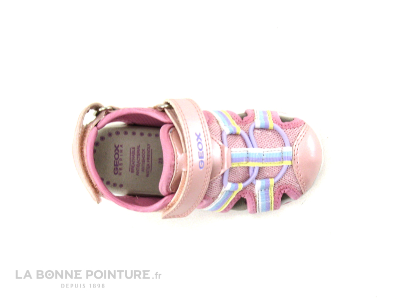 Geox FLAFFEE B3557A Pink - Sandale fille rose - BEBE 6
