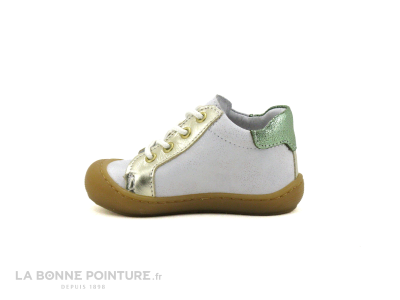 Bellamy BALI Blanc paillette 31047002 - Chaussure flexible BEBE Fille 3