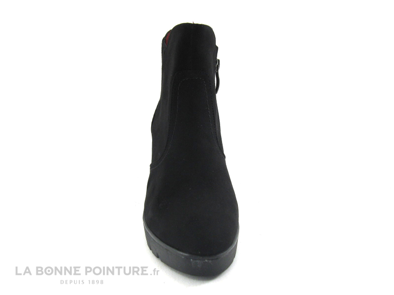 Tamaris Boots Compense Velours Black 25400 2