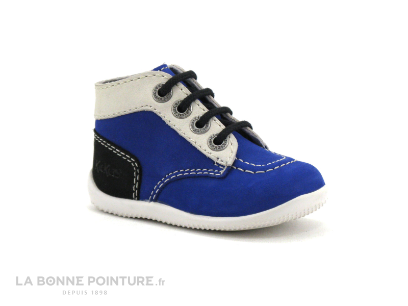 Kickers BONBON Bleu Blanc Noir 446827 - Chaussure montante 1