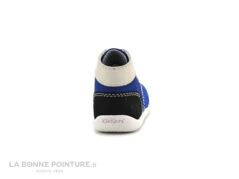 Kickers BONBON Bleu Blanc Noir 446827 - Chaussure montante 4
