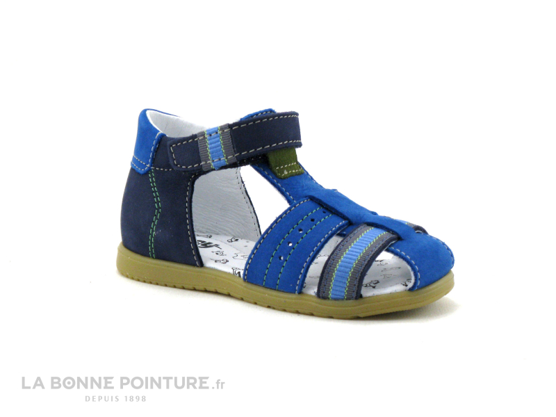 Bopy RODRIGO Bleu turquoise - Bleu marine - Sandale GARCON 1