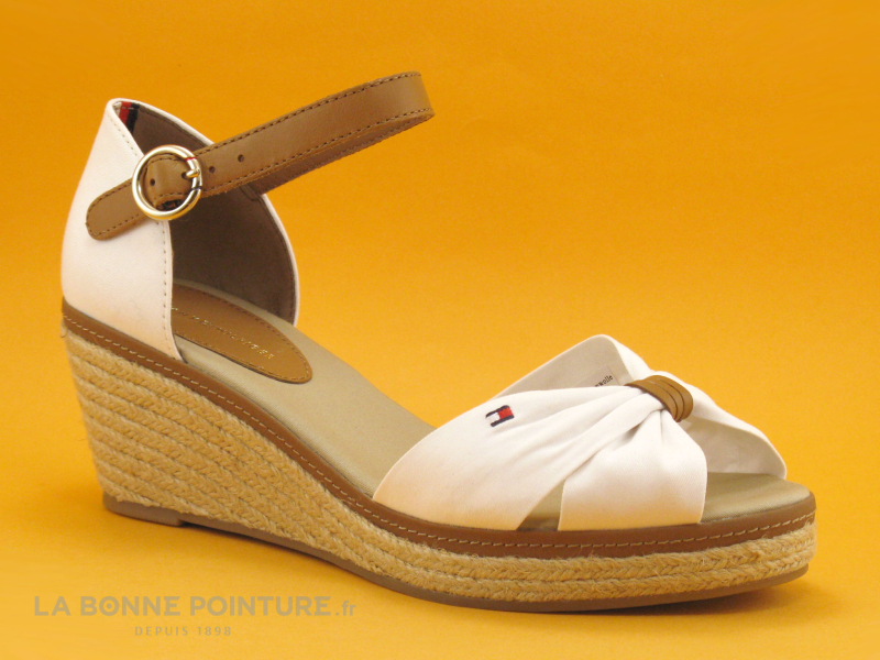 Tommy Hilfiger FW0FW00906 Iconic Elba Whisper White - Nu-pieds 1