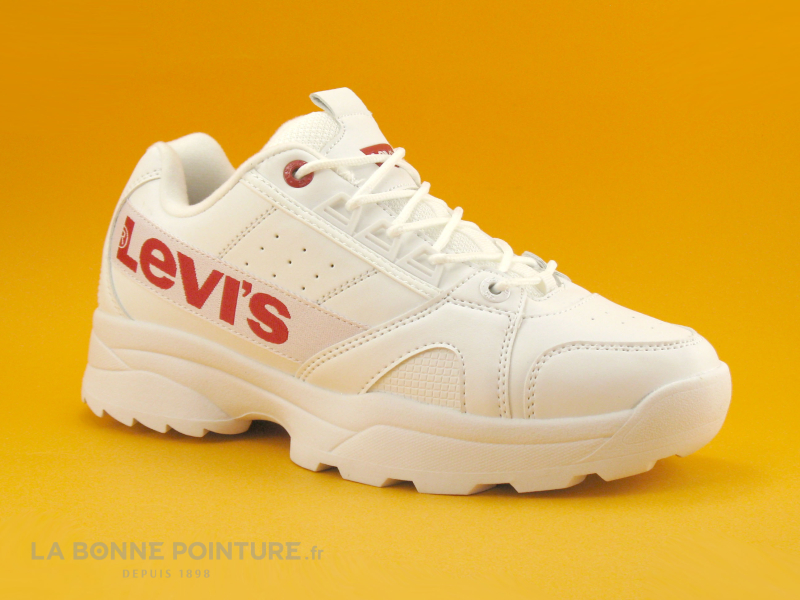 Achat chaussures Levi's Enfant Basket, vente Levis SOHO White VSOH0010S - Basket  Levis blanche
