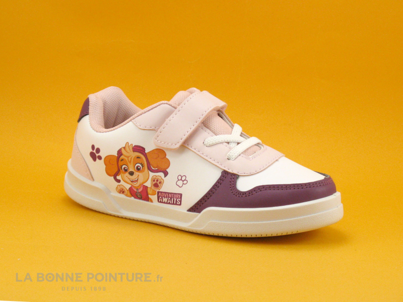 Achat chaussures Pat Patrouille Enfant Chaussure de ville, vente Pat  Patrouille PW009770 - Basket fille - Blanc - Rose - Violet