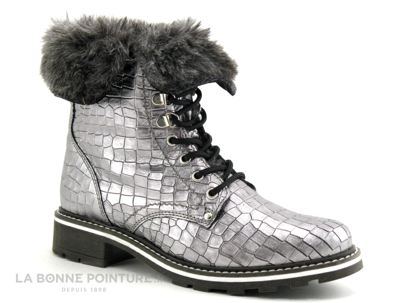 Hooper HERA Platine - Fourrure - Boots Femme 5